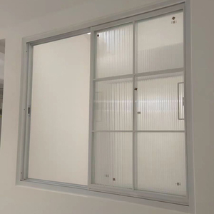 Portes et fenêtres en <span class=keywords><strong>aluminium</strong></span> <span class=keywords><strong>Couleur</strong></span> noire Fenêtre coulissante en <span class=keywords><strong>aluminium</strong></span> de conception moderne personnalisée pour villa - Product Image 2