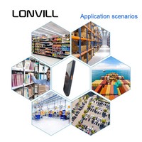 LONVILL kolektor Data Android, perangkat membaca PDA NFC industri genggam cerdas
