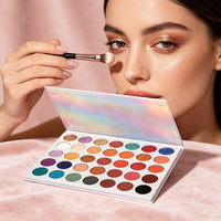 Cosmétiques Maquillage Ombre À Paupières 35 Couleurs Palette Fard À Paupières Private Label avec Fard À Paupières Basse quantité minimale de commande