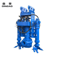 Pompe submersible hydraulique pour boues de traitement minier à haute efficacité avec garantie de deux ans, pour boues de sable et de gravier