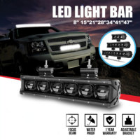 Barre LED Tout-Terrain 12V 24V Combo Phare de Travail LED pour Voiture Camion SUV 4x4 ATV