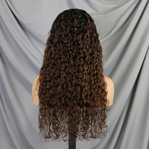 วิกผมแท้ 200% # วิกผมลูกไม้แบบใส 1BT4 รุ่น Water Wave ขนาด 13x4 นิ้ว วิกผมยาว - Product Image 5