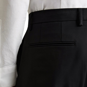 Taille européenne personnalisée pantalons longs mince été printemps poches crayon coupe ajustée couleur unie fermeture éclair simple extérieur pantalons décontractés pour hommes - Product Image 3