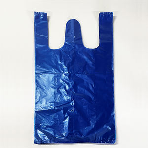 現金商品高品質ベストビニール袋強力なベアリング印刷カスタムショッピングスーパーマーケットストア堆肥化可能なTシャツバッグ - Product Image 2