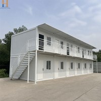 Maison conteneur empilable de 20 pieds pour camp minier, logement pour travailleurs, dortoir modulaire, hébergement temporaire