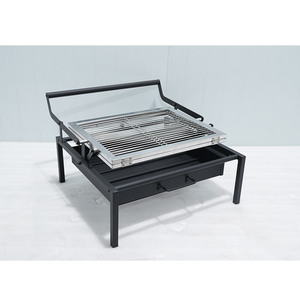 Ke Yong Flip Type Stainless Steel BBQ Grill 5+ People Portable Folding Charcoal Grill - Product Image 1