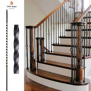 JYD 1/2 "مزدوجة المفصل المعادن درج مغزل دابزين سلالم حديدي المطاوع الدرابزينات المعادن أجزاء الدرج على بيع - Product Image 6