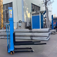1-Tonnen-Elektro-Gabelstapler mit Allradantrieb, hydraulischer Seitenverschiebung, Lithium-Ionen-Batterie 48V200AH, geländegängig, kompakt und manövrierbar