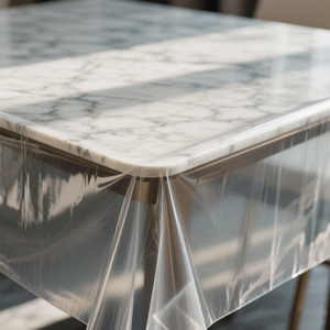 Super claro <span class=keywords><strong>Pvc</strong></span> Film Tablecloth Transparente <span class=keywords><strong>Pvc</strong></span> Film Desk proteção