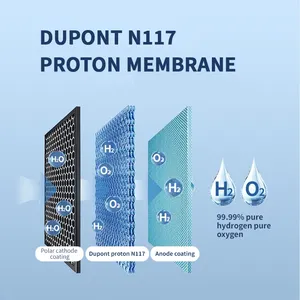 Generator hidrogen Gas hidrogen 1800ML/menit, mesin pernapasan hidrogen aliran tinggi untuk orang sehat