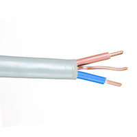 6242-Y 500V Flache Doppel-Erdungsleitung Niederspannung Industrie- und Hausbau-Stromkabel PVC-Isolierte Massivkupfer-Spulen Elektrische Leitungen