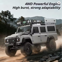 Nouveau modèle 2026 MN111C RC Land Rover Defender 4x4 à l'échelle 1:18, véhicule tout-terrain, voiture de collection pour garçons et adultes, jouet de loisir