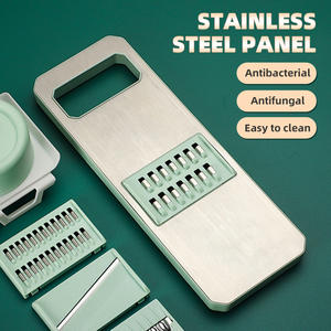 Utensilio <span class=keywords><strong>de</strong></span> Cocina Multifuncional, Rallador <span class=keywords><strong>de</strong></span> <span class=keywords><strong>Queso</strong></span> <span class=keywords><strong>de</strong></span> Acero Inoxidable, Picador <span class=keywords><strong>de</strong></span> Verduras Profesional con Recipiente, ali Baba Com - Product Image 5