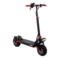 Scooter électrique 48V 1200W, 11 pouces, tout-terrain, double suspension, batterie au lithium, scooter électrique de banlieue, double frein à disque, autonomie de 55 km