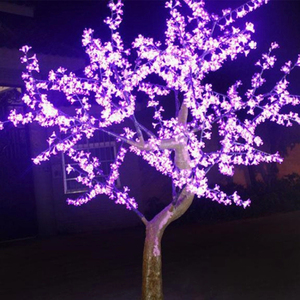 Lampe led d'extérieur en forme de cerisier avec fleurs, conforme à la norme IP65, luminaire décoratif de paysage, éclairage festive, idéal pour un jardin - Product Image 1