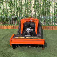 Desbrozadora de Martillos MTSK800 Vigorun de Uso Pesado, 420cc, Euro5, a Gasolina, Inalámbrica, para Cortar Césped en Hileras y Vegetación en Pendientes Agrícolas