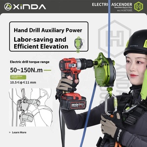 Kit de Ascendedor Eléctrico Xinda para Trabajos en Altura con Descensor Lento y Descenso Rápido, Máquina para Trepar Cuerdas y Equipo de Protección contra Caídas - Product Image 3