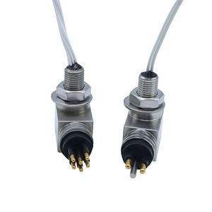 ขั้วต่อกันน้ำแบบมุมฉาก IP68 สำหรับสายไฟทางทะเล ขั้วต่อใต้น้ำสำหรับ ROV ขั้วต่อไฟฟ้าใต้น้ำ 3 ขา ตัวผู้ สำหรับ PCB/RF/ไมโครเวฟ - Product Image 2