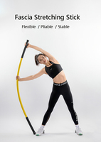 Barre d'étirement en PVC hautement élastique pour la salle de sport à domicile, exercices de renforcement du tronc, rééducation, flexibilité, yoga, pilates, entraînement physique