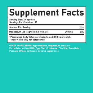 Capsules de glycinate de magnésium ODM très vendues avec vitamines – Complément alimentaire pour soutenir le métabolisme et favoriser la relaxation musculaire - Product Image 2