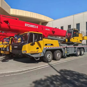 Maquinaria de construcción usada 2024 años grúa de camión de segunda mano marca China Sany STC500E máquina de grúa de 50 toneladas para la venta grúa - Product Image 1