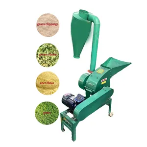 ALLWIN Feed Crusher And Grinder Grass Feed Processing Machine Corn Rice Husk Maize Grinding Machine Hammer Mill