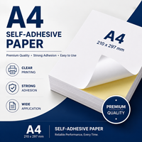 Étiquettes adhésives A4, papier autocollant vierge pour imprimantes laser et jet d'encre, feuilles autocollantes blanches imprimables pour l'expédition KAIYU