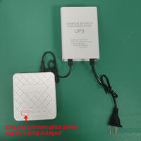 Mini onduleur 12V DC 18W étanche pour système de sécurité domestique, surveillance, routeur Wifi, chargeur de modem optique ONT