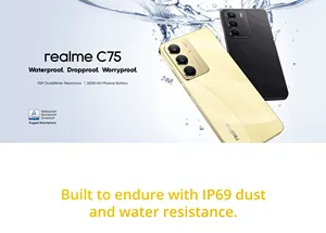 Realme C75 Điện Thoại Thông Minh NFC 6.72 ''90Hz FHD Hiển Thị G92 <span class=keywords><strong>Max</strong></span> Chipset 5828MAh Pin 50MP AI Máy Ảnh 256GB 45W Phí IP69 - Product Image 2