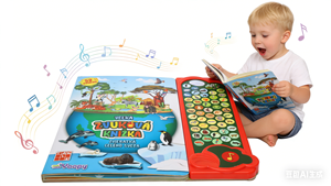 Libro de Sonidos Interactivo de la Vida Silvestre para Niños Pequeños, 52 Sonidos con Música para el Aprendizaje Temprano de Geografía y Animales - Product Image 4