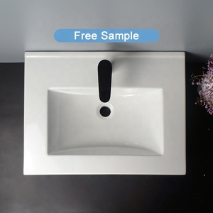 TARPUL Factory Lavabo Rectangular de 11 Tamaños Lavabo de Cerámica para Baño Pequeño Lavabo de Cerámica Lavabo de Baño - Product Image 2