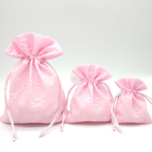 Sacs cadeaux personnalisés en polyester avec cordon de serrage pour fête prénatale, anniversaire, pour bonbons - Product Image 5