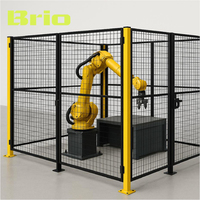 Panel Pengaman Perimeter Pagar Pengaman Brio untuk Ruang Kerja Robotik |   Kompatibel dengan ISO 14120 Menerima Ukuran Khusus