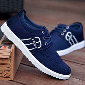 Fashion man blue sport all'aria aperta di alta qualità in esecuzione <span class=keywords><strong>scarpe</strong></span> basse in tela di marca casual con un prezzo economico - Product Image 1