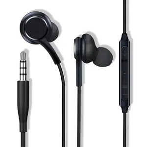 2024 wholesale price 3.5 mm Jack wired earphone In-Ear earphones Headset With Mic Volume Control For Samsung Galaxy S10 S9 S8