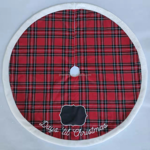 Bán buôn vải nhẹ cây váy với thiết kế in Cây tầm gửi & bông tuyết biên giới & Đỏ Faux Suede đường ống cho kỳ nghỉ - Product Image 5