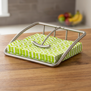 Porte-serviettes en métal écologique, sans danger pour les aliments, revêtement noir, multi-usages, modèle NA159, Uttar Pradesh, BS International - Product Image 1