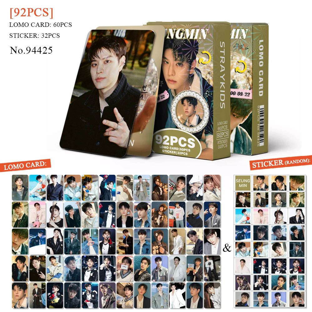 KPOP 92pcs/box Stray Kids Han Bang Chan Felix Hyhunjin Photocard