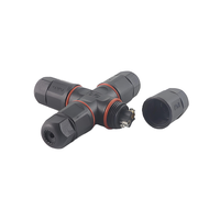 Connecteur de câble électrique submersible en cuivre étanche IP68 de type X à 4 voies pour extérieur, pour système d'énergie solaire, PCB, RF, FPC
