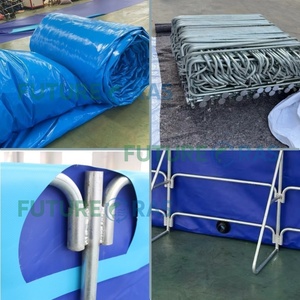 <span class=keywords><strong>Bassin</strong></span> de pisciculture <span class=keywords><strong>rectangulaire</strong></span> portable en bâche PVC <span class=keywords><strong>pour</strong></span> l'élevage de crevettes, poissons et tilapias, idéal <span class=keywords><strong>pour</strong></span> l'aquaponie et la ferme biofloc. - Product Image 6