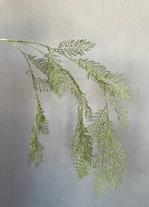 Planta de helecho artificial <span class=keywords><strong>verde</strong></span>, rama de follaje floral para decoración interior de hogar y oficina - Product Image 4