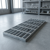 Grille de drainage industrielle en acier inoxydable robuste FinePunch FP-GT-SS-003 pour plateformes de drainage et revêtements de sol industriels, fabriquée en Inde