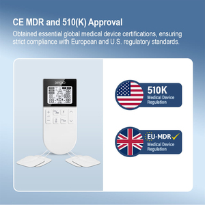 Unidad de <span class=keywords><strong>Fisioterapia</strong></span> TENS Portátil con 80 Modos, Doble Canal, Pantalla LCD, Control Remoto y Cableado, Aprobada por la FDA 510K - Product Image 2