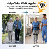 Exosquelette d'assistance à la marche pour les membres inférieurs, déambulateur intelligent de rééducation pour seniors, dispositif de mobilité pour la montée d'escaliers et la randonnée à domicile