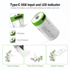Smartoools 3.7V Li-ion เซลล์แบตเตอรี่700mAh CR123A พลังงานสูง1200รอบการใช้งานในบ้าน - Product Image 5