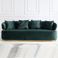 Ensembles de Salon de luxe européen, Sofa en velours nordique, meubles de Salon, haute qualité
