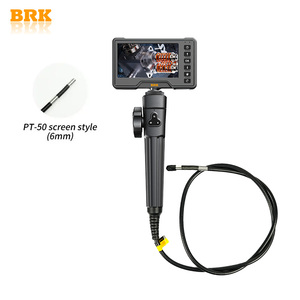 Caméra serpent flexible 2MP Rotation à 180 ° IP67, sonde 8mm/lumières LED pour bloc moteur/conduit de drainage/réparation de compresseur - Product Image 2