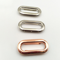 Usine taille personnalisée logo chaussure sweats à capuche vêtement en métal 14.5mm oeillet ovale oeillet oeillets en métal pour cuir