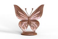 Custom Polyresin Souvenir Sculpturen Vlinder Sculptuur 3d Model