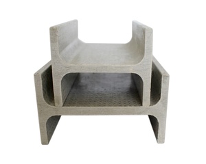Poutre de support en fibre de verre FRP haute résistance, inaltérable, pour toiture, poutre en I FRP, décorations de corniches - Product Image 3